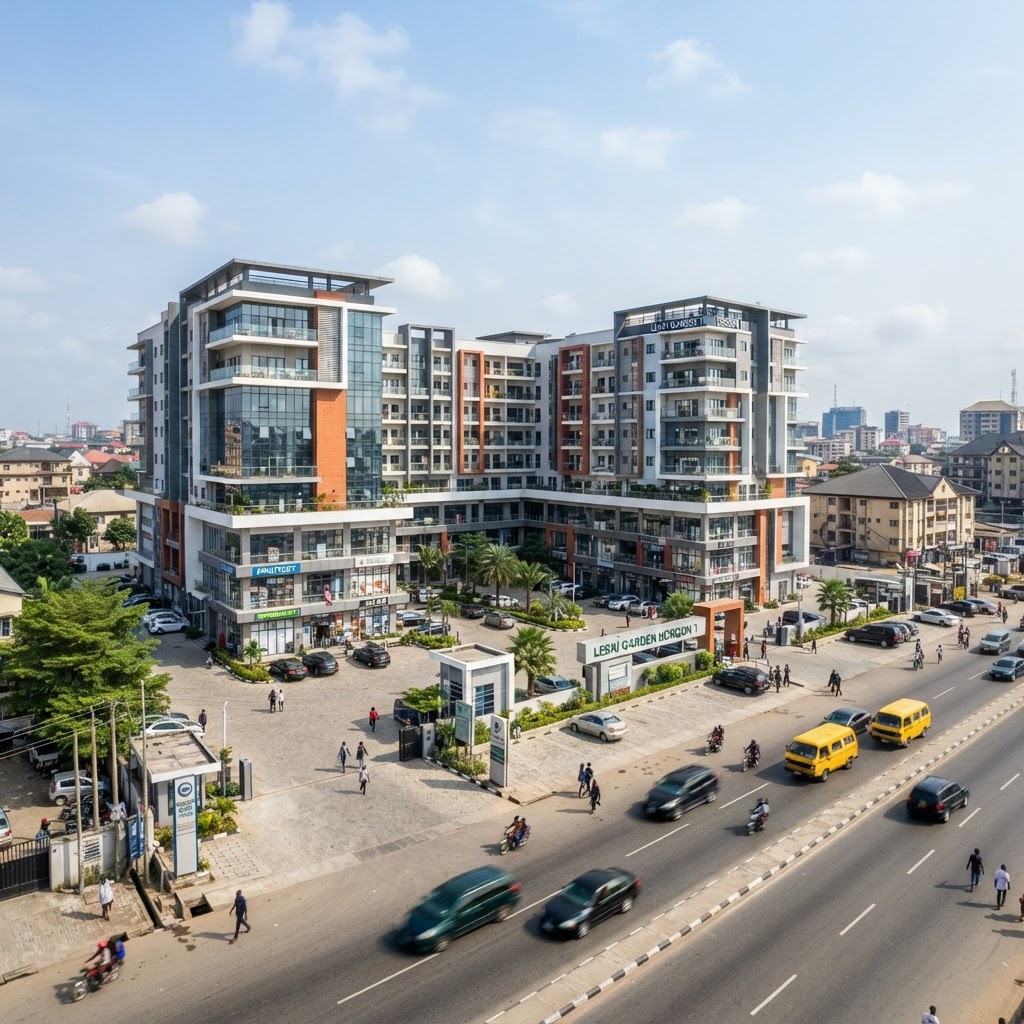 Lekki Garden, Horizon 1 — Chisco Bus Stop, Ikate Elegushi, Lekki, Lagos, Construction project
