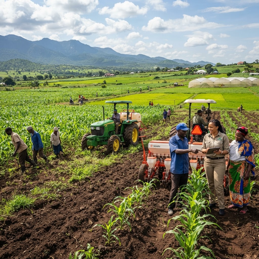 Agricultural operations in Africa