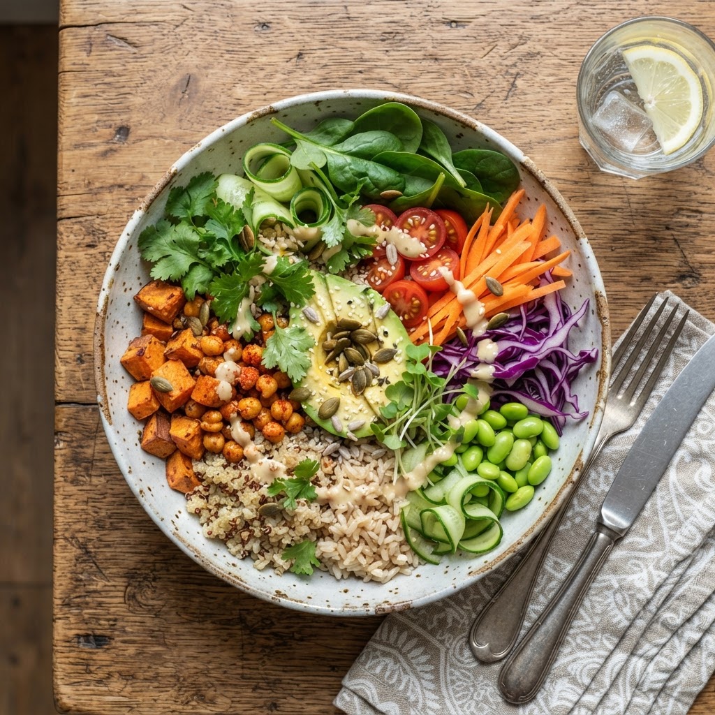Grain bowl food