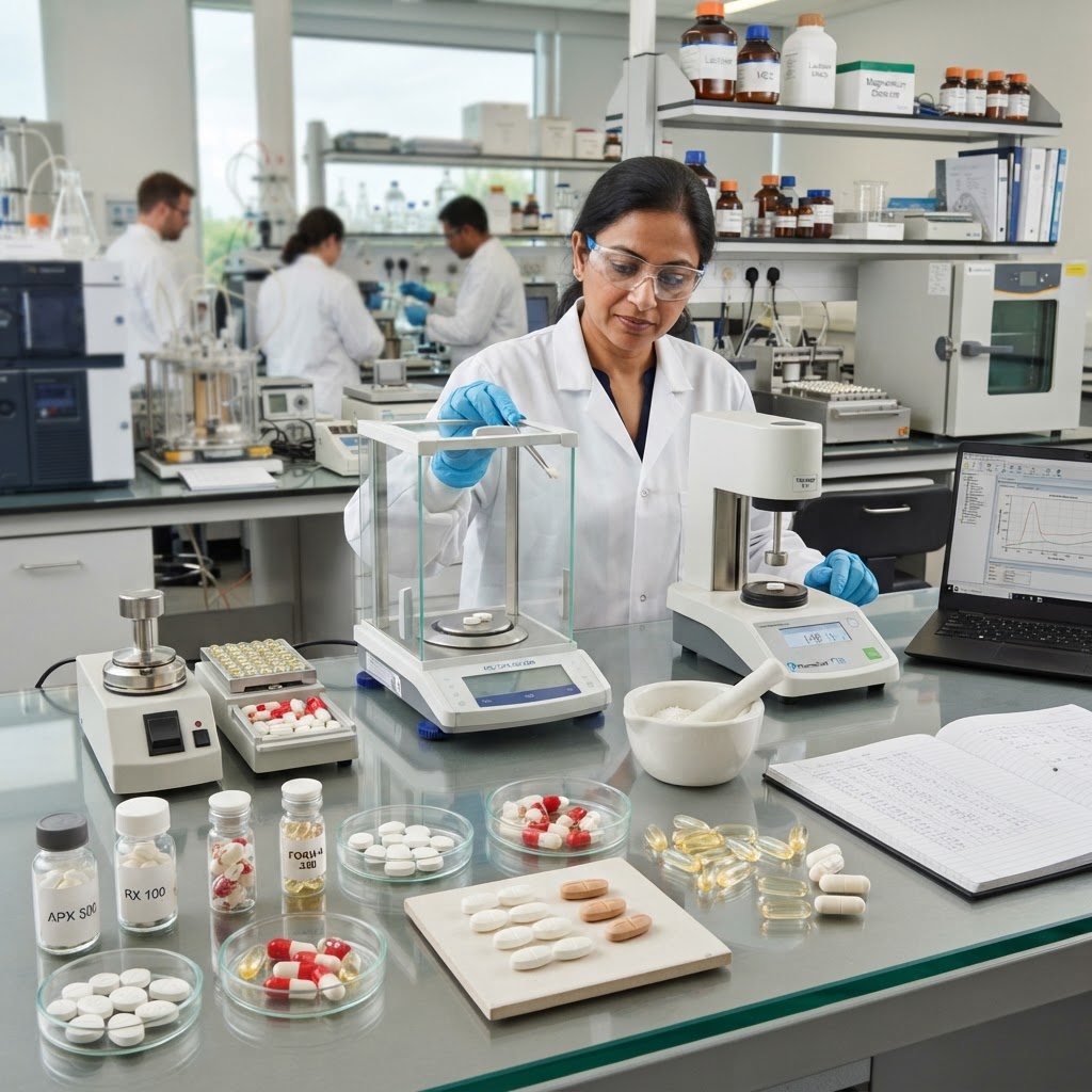 Oral solid dosage form pharmaceutical tablets and capsules development