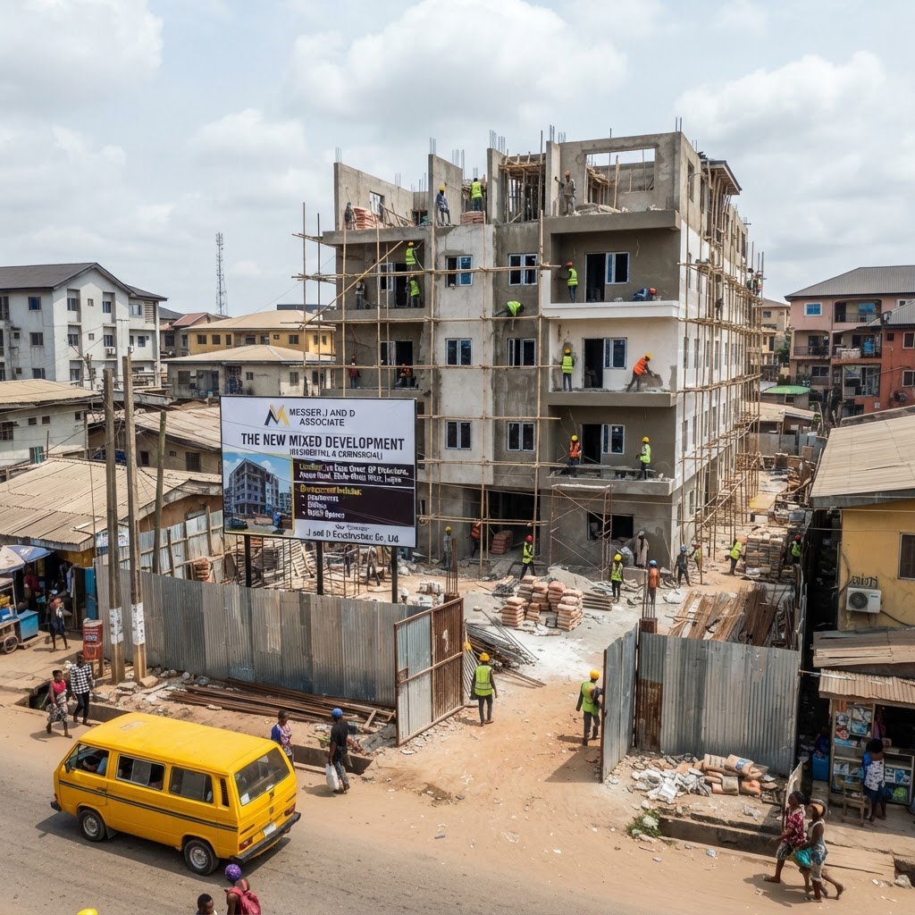 Mixed Development — Iya Egan Street, off Olokodana, Apapa Road, Ebute-Metta West, Lagos, Construction, Finishing