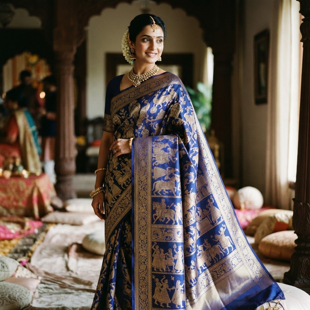 Swarnachari handloom weave from West Bengal
