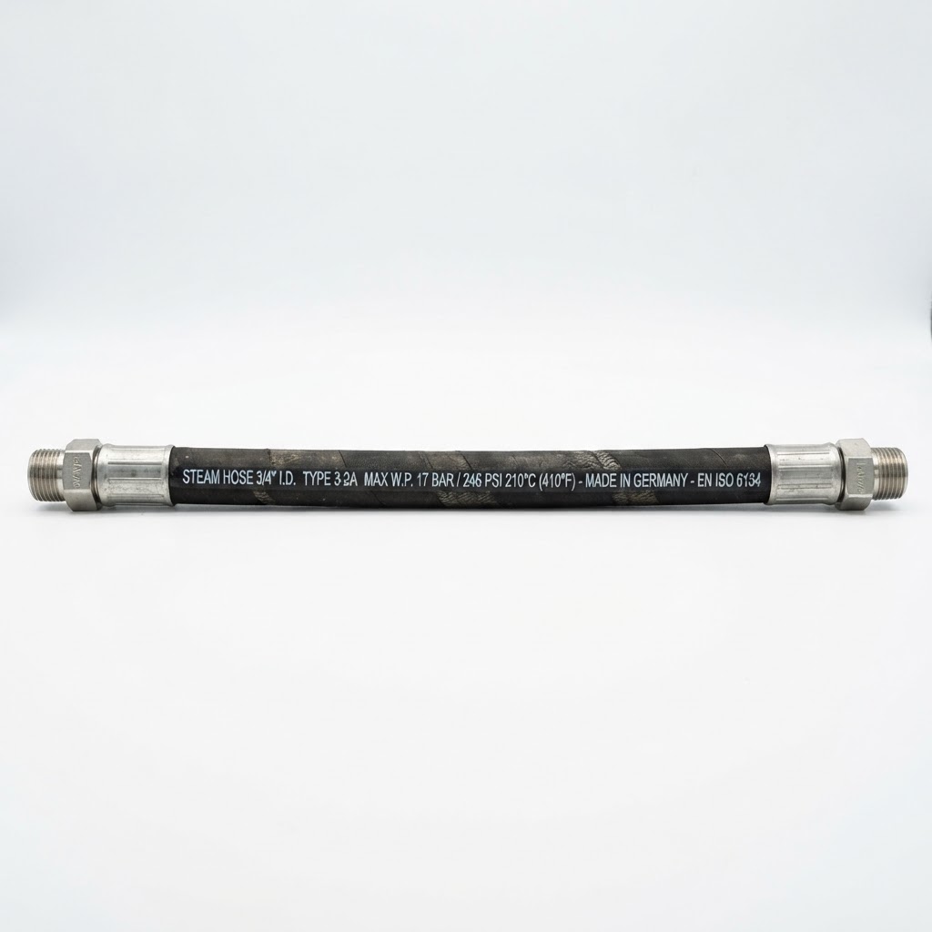 Steam hose three-quarter inch type 3-2A 17 bar