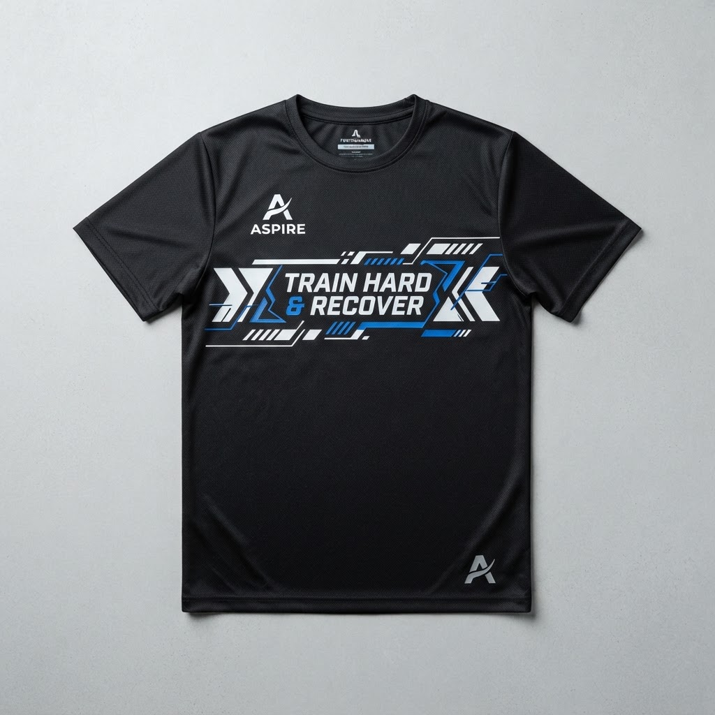 Heat transfer press machine applying branded design to sports jersey, professional garment decoration