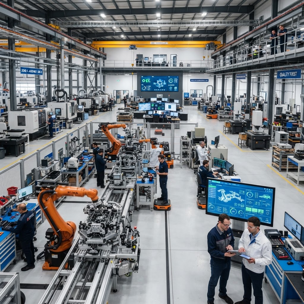 Advanced circuit board with precision electronic components — technology infrastructure, data systems
