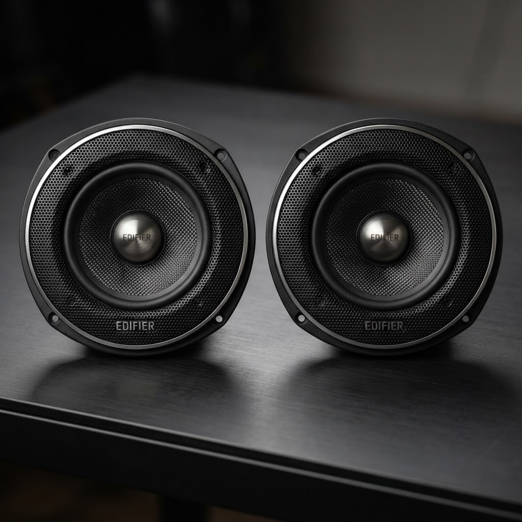 Edifier 6.5 inch car midrange speakers with premium audio clarity