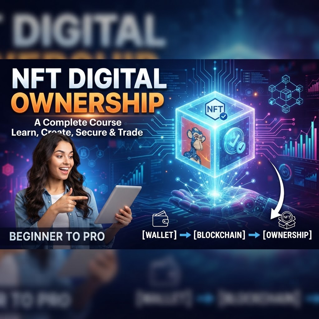NFT digital ownership course thumbnail