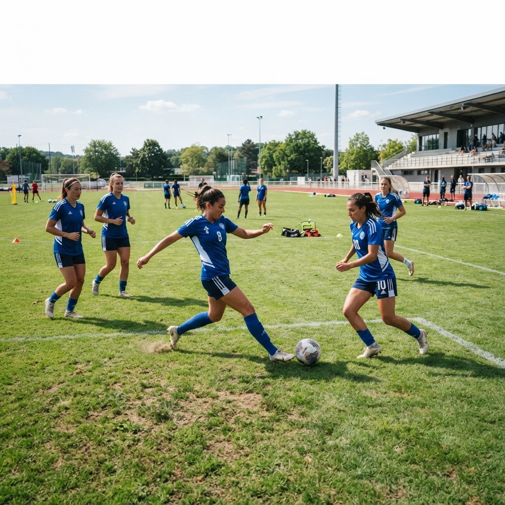 Gemeinsames Training und Teamsport im Verein