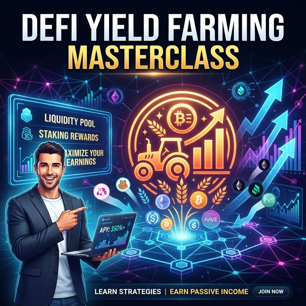 DeFi yield farming masterclass thumbnail