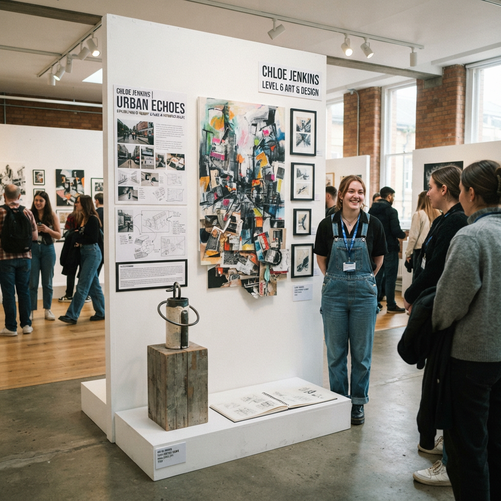 Senior student artwork created for Art and Design at St Paul's College